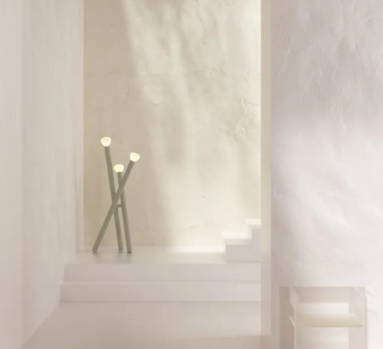 Lampadaire*Lambert&Fils Lampadaire, Parc 05, , L23cm, H150cm - beige