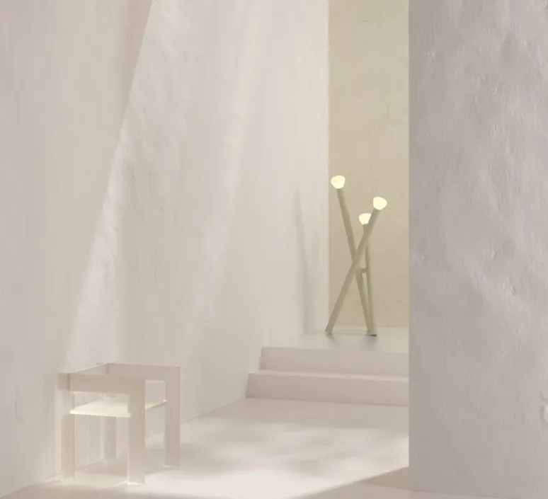 Lampadaire*Lambert&Fils Lampadaire, Parc 05, , L23cm, H150cm - beige