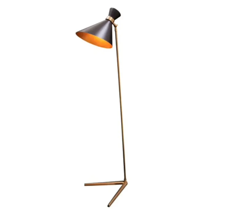 Lampadaire, Peggy , noir, L42cm, H160cm - GONG