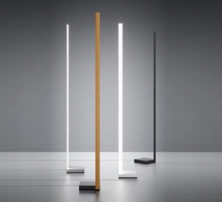 Lampadaire, Pivot, noir, LED, 3000k, 10000lm, L24cm, H205cm - FABBIAN