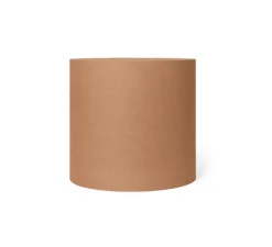 Lampadaire, Post Solid , chêne fumé, abat-jour curry, Ø42cm, H110cm - Ferm Living