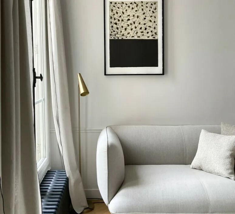 Lampadaire*House Doctor Lampadaire, Precise, , L21cm, H124cm - laiton