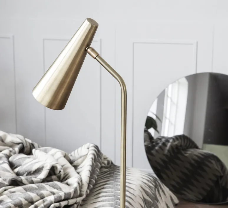 Lampadaire*House Doctor Lampadaire, Precise, , L21cm, H124cm - laiton