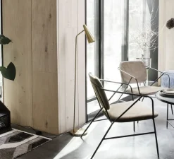 Lampadaire*House Doctor Lampadaire, Precise, , L21cm, H124cm - laiton