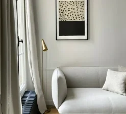 Lampadaire*House Doctor Lampadaire, Precise, , L21cm, H124cm - laiton