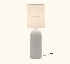 Lampadaire*Robin Lampadaire, Rania , , Ø38cm, H115cm - gris clair