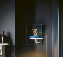 Lampadaire*Bert frank Lampadaire, Revolve, , LED, Ø35cm, 2700K, H140cm - bleu