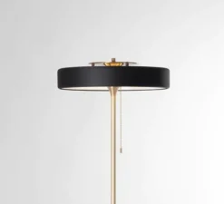 Lampadaire, Revolve Stem, Noir, LED, 2700K, lm, Ø35cm, H140cm - Bert Frank