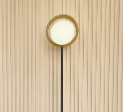 Lampadaire, Ring F, or mat, Ø27,5cm, H164cm - B.lux