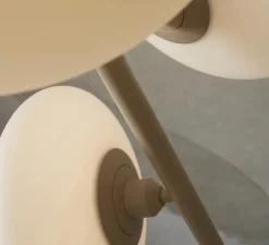 Lampadaire*Good&Mojo Lampadaire, Sapporo, , Ø32cm, H161cm - blanc et sable