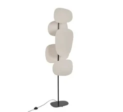 Lampadaire, Screen 70's 3L, lin bouleau, L48cm, H174cm - Market Set