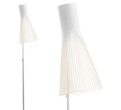Lampadaire*Secto Design Lampadaire, Secto 4210, , LED, L30cm, H175cm - bois, blanc
