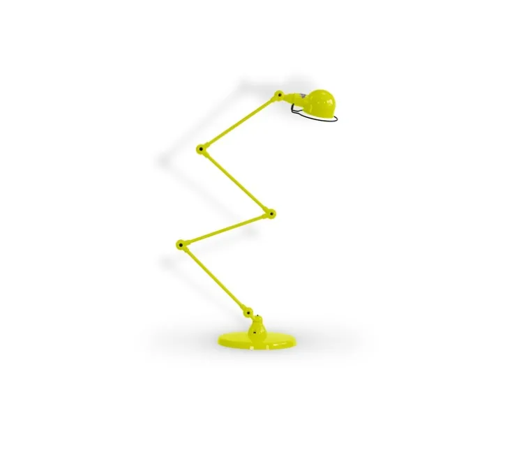 Lampadaire, Signal 4 bras, SI433, jaune souffre, Ø24,5cm, H120cm - Jieldé