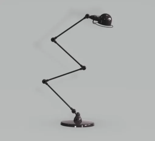 Lampadaire*Jieldé Lampadaire, Signal 4 bras, SI433, , Ø24,5cm, H120cm - noir, brillant