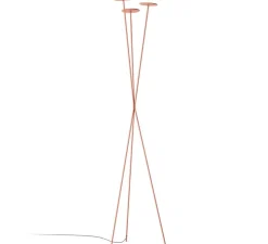 Lampadaire, Skan, terracotta, LED, dim, 3000K, 2679 lm, L43cm, H198cm-Vibia