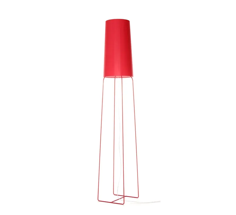 Lampadaire*Fraumaier Lampadaire, SlimSophie, dimmable, , L30cm, H176cm - rouge