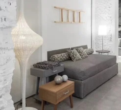 Lampadaire*Gervasoni Lampadaire, Spin L, , Ø63cm, H228cm - blanc