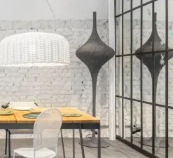 Lampadaire, Spin L, noir, Ø63cm, H228cm - Gervasoni