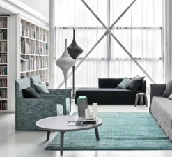 Lampadaire, Spin M, blanc, Ø63cm, H190cm - Gervasoni