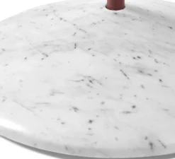 Lampadaire, Standing Lamp marble N°1, rouge, L34cm, H141cm - Valerie_Objects