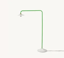 Lampadaire*Valerie_Objects Lampadaire, Standing Lamp marble N°1, , L34cm, H141cm - vert