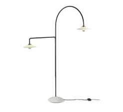 Lampadaire, Standing Lamp marble N°3, noir, L34cm, H200cm - Valerie_Objects