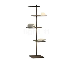 Lampadaire, Suite 6006, marron, LED, dim, 2700K, 1545 lm, L46cm, H133cm - Vibia
