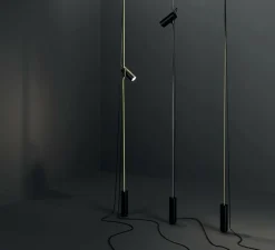 Lampadaire*Lodes Lampadaire suspendu, Cima, , Ø6cm, H34cm - noir, argent