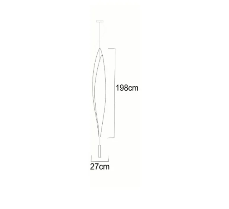 Plafonnier & Spot|Lampadaire*Celine Wright Lampadaire suspendu, ENVOL, plafonnier, , H198cm - Celine-Wright blanc