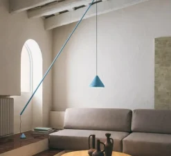 Lampadaire*Vibia Lampadaire suspendu, North 5666, , LED, dim, 2700K, 1041 lm, L16cm, H208cm - blanc