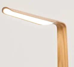 Lampadaire*Tunto Lampadaire, SWAN, , LED, 1090lm, 2700K, L35cm, H135cm - chêne