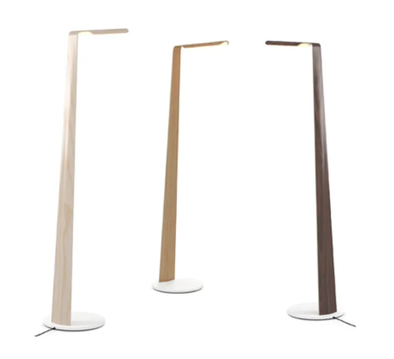 Lampadaire*Tunto Lampadaire, SWAN, , LED, 1090lm, 2700K, L35cm, H135cm - chêne