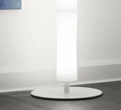 Lampadaire, Také Plus, LED, blanc, base blanche, Ø12,5cm, H178cm - 3000K - 4400lm - LUMEN CENTER ITALIA