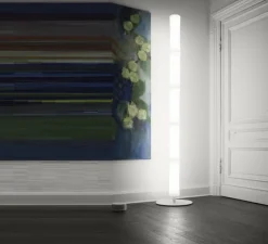 Lampadaire, Také Plus, LED, blanc, base blanche, H220cm - 3000K - 5500lm - LUMEN CENTER ITALIA