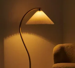 Lampadaire*Gubi Lampadaire, Timberline, Réédition, , Ø55cm, H151cm - blanc