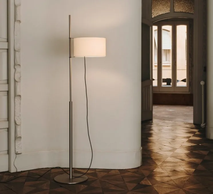 Lampadaire, TMD, nickel, L35cm, H171cm - Santa & Cole