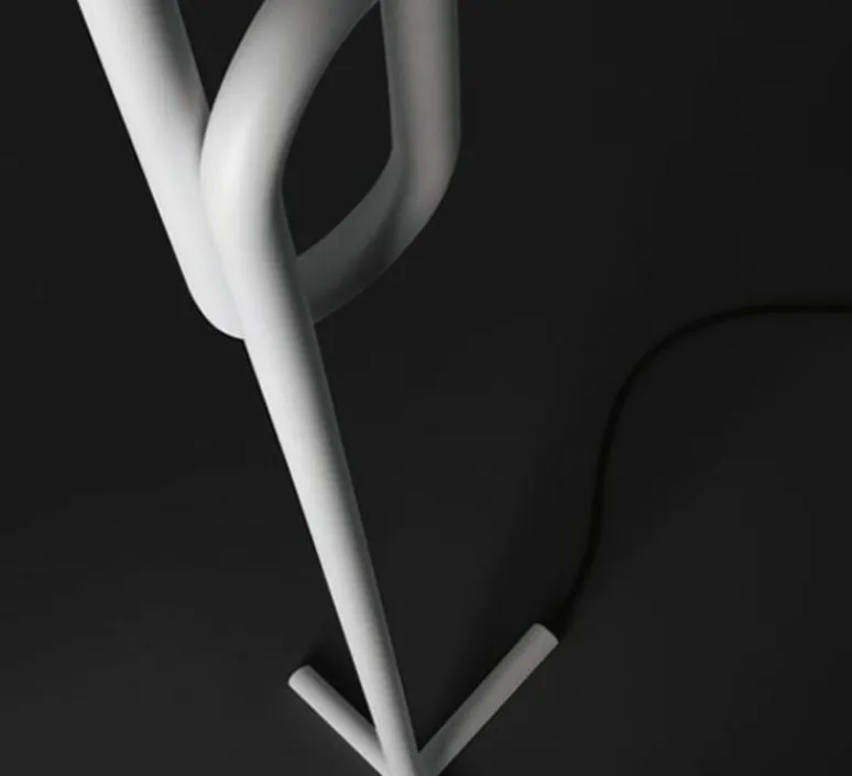 Lampadaire*Foscarini Lampadaire, Tobia, , touch dimmer, LED, 2700K, 2000lm, Ø17cm, H175cm - blanc