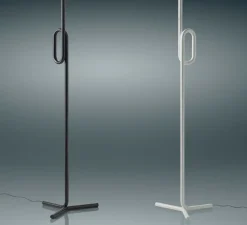 Lampadaire*Foscarini Lampadaire, Tobia, , touch dimmer, LED, 2700K, 2000lm, Ø17cm, H175cm - blanc