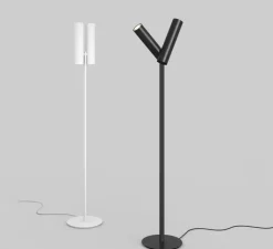 Lampadaire*Rotaliana Lampadaire, Tobu, , LED, dim, 2700K, 7100 lm, Ø35cm, H195cm - noir