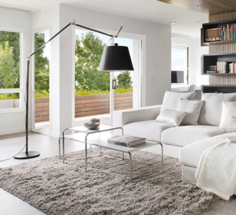 Lampadaire*Artemide Lampadaire, Tolomeo Mega Terra, , dimmable, LED, H334cm, Ø33cm - noir