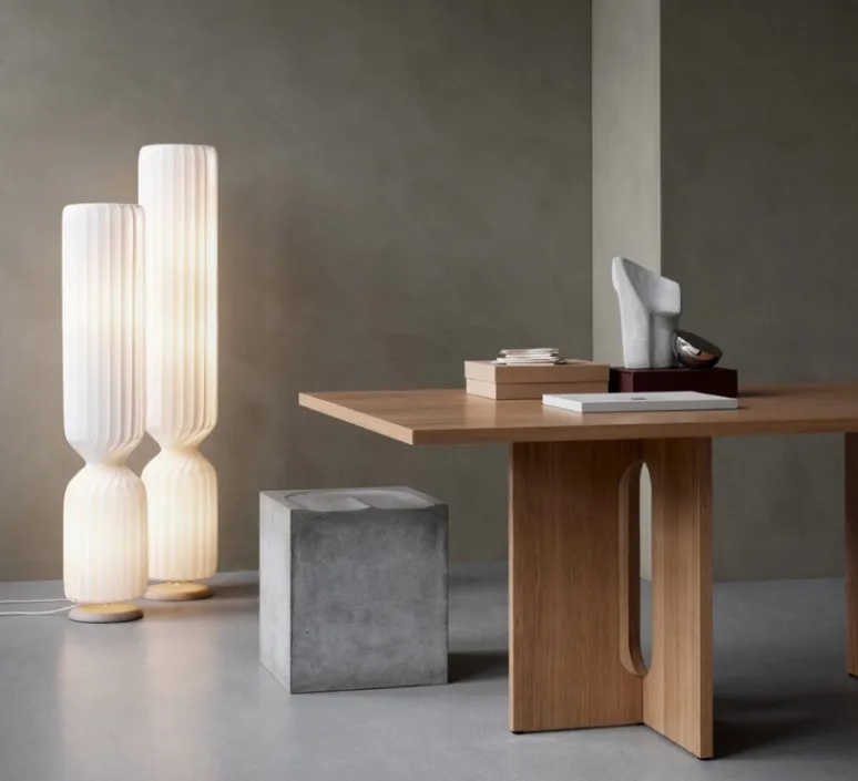 Lampadaire*Tom Rossau Lampadaire, TR41, , Ø25cm, H127cm - blanc