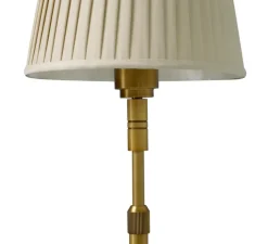 Lampadaire*Eichholtz Lampadaire, Tryon, , Ø20cm, H146,5cm - laiton antique, abat-jour beige