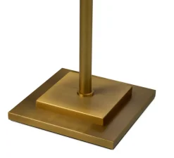 Lampadaire*Eichholtz Lampadaire, Tryon, , Ø20cm, H146,5cm - laiton antique, abat-jour beige