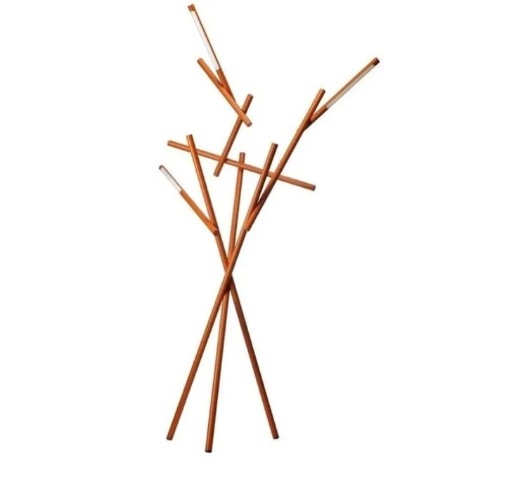 Lampadaire, Tuareg, orange, LED, dim, 3000K, 4560 lm, L129cm, H209cm - Foscarini