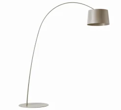 Lampadaire*Foscarini Lampadaire, Twiggy, , dimmable, L60cm, H195cm - grège