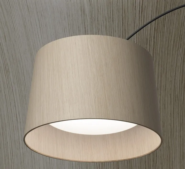 Lampadaire*Foscarini Lampadaire, Twiggy Wood, , LED, 2700K, 3840lm, L170-200cm, H212-228cm - noir