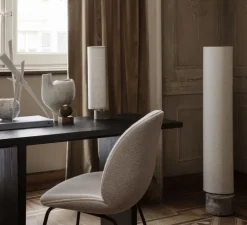 Lampadaire, Unbound 120, Beige, LED, dim, 3000K, 1500 lm, L18,6cm, H120cm - Gubi