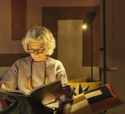 Lampadaire, Vision 20/20, noir, LED, 2700K, 390lm, Ø30,7cm, H137cm - DCW éditions Paris