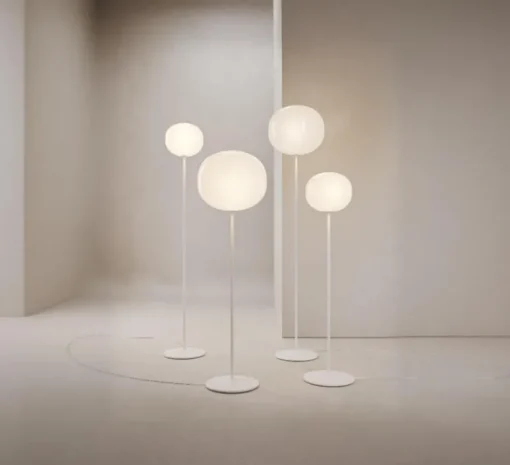 Lampadaire*Lodes Lampadaire, Volum Short 29, , Ø29cm, H106cm - blanc brillant