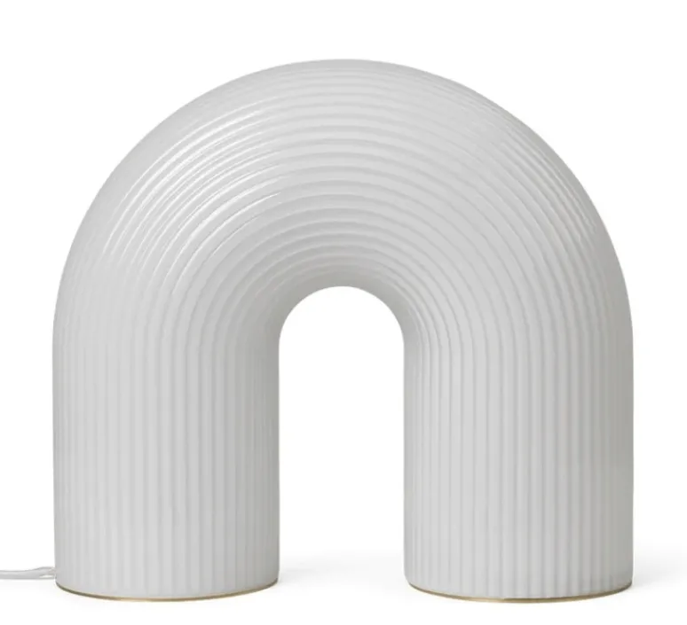 Lampadaire*Ferm Living Lampadaire, Vuelta, , LED, dim, 2700K, 265 lm, L40cm, H36cm - blanc